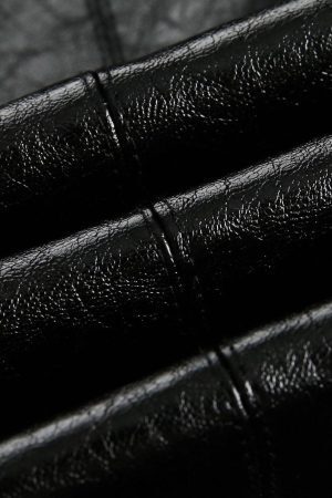 Concert Outfit Retro Motorcycle PU Leather Jacket