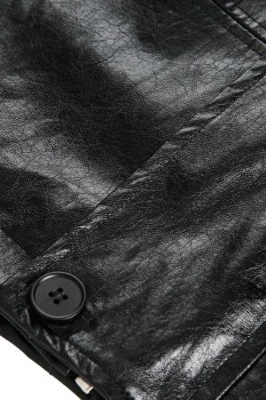 Concert Outfit Retro Motorcycle PU Leather Jacket