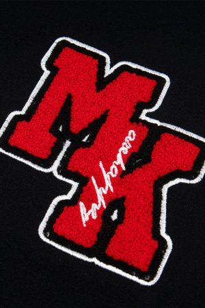 Concert Outfit Retro Motorcycle Style Heavy Patch Embroidered T-Shirt