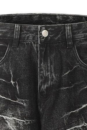 Concert Outfit Retro Neutral Washed Straight Jeans