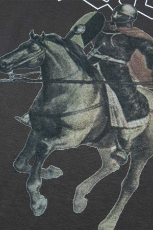 Concert Outfit Retro Oil Painting Print T-Shirt