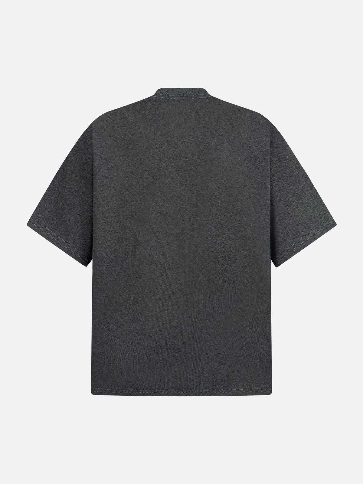 Concert Outfit Retro Oil Painting Print T-Shirt Concert Outfit Retro Oil Painting Print T-Shirt