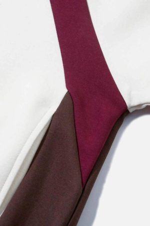 Concert Outfit Retro Patchwork Hip-Hop Hoodie