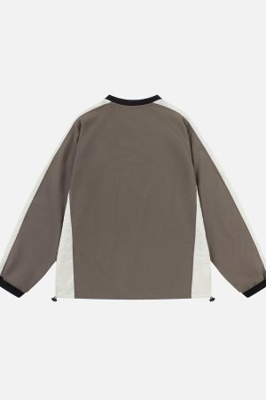 Concert Outfit Retro Patchwork Long-Sleeved T-Shirt