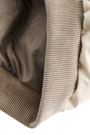 Concert Outfit Retro Patchwork Multi Pocket Puffer Bomber Jacket