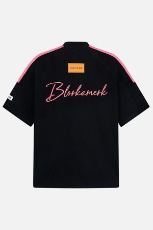 Concert Outfit Retro Patchwork Stripe Short Sleeve T-Shirt