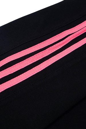 Concert Outfit Retro Patchwork Stripe Short Sleeve T-Shirt