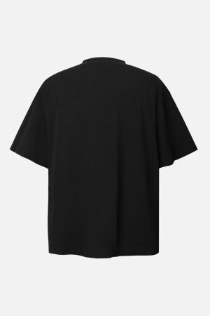 Concert Outfit Retro Plaid Letter Embroidered T-Shirt