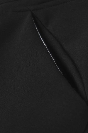 Concert Outfit Retro Plaid Lining Zip Up Hooded Sweatshirt