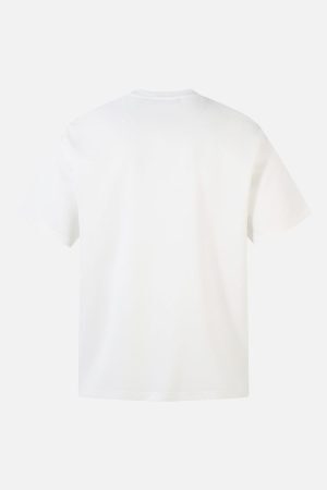 Concert Outfit Retro Quarter Zip Up Suede Embroidered T-Shirt