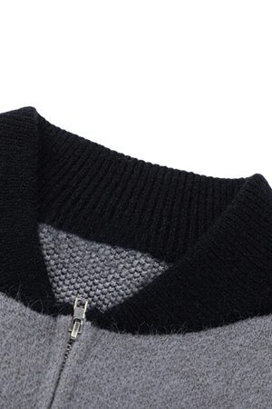 Concert Outfit Retro Racing Bomber Sweater Jacket