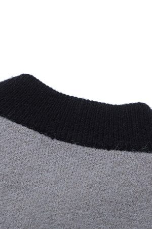 Concert Outfit Retro Racing Bomber Sweater Jacket