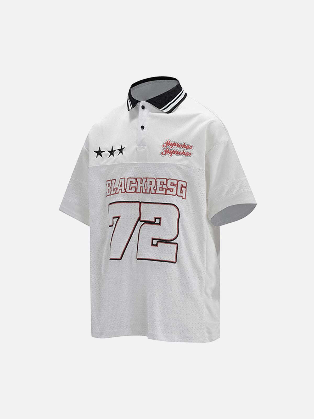 Concert Outfit Retro Sports Jersey Polo Shirt Concert Outfit Retro Sports Jersey Polo Shirt