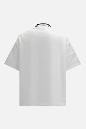 Concert Outfit Retro Sports Jersey Polo Shirt