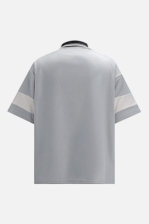 Concert Outfit Retro Sports Jersey Polo Shirt