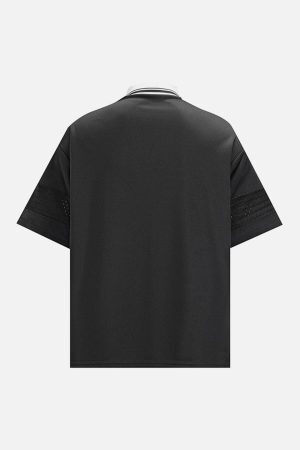 Concert Outfit Retro Sports Jersey Polo Shirt