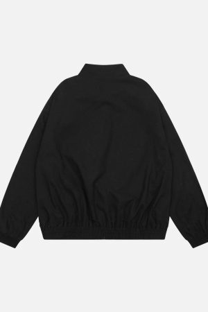 Concert Outfit Retro Stand Collar Casual Jacket