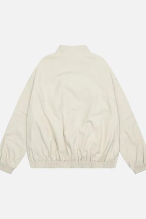 Concert Outfit Retro Stand Collar Casual Jacket