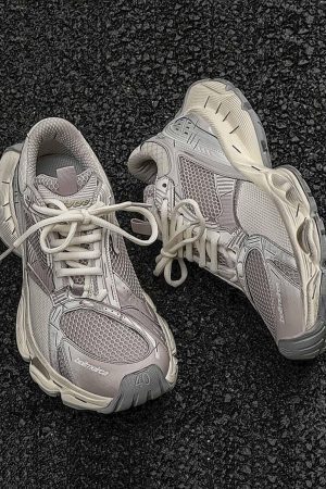 Concert Outfit Retro Stapler Chunky Sneakers