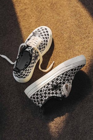 Concert Outfit Retro Star Canvas Shoes