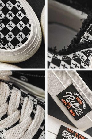 Concert Outfit Retro Star Canvas Shoes