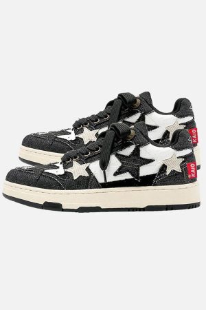 Concert Outfit Retro Star Elements Casual Board Shoes