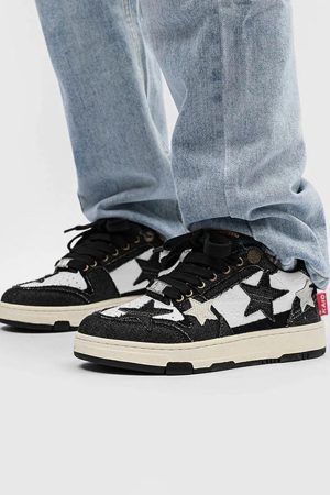 Concert Outfit Retro Star Elements Casual Board Shoes