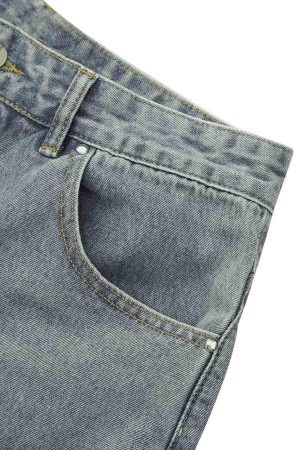 Concert Outfit Retro Stitching Diamonds Embroidery Shorts