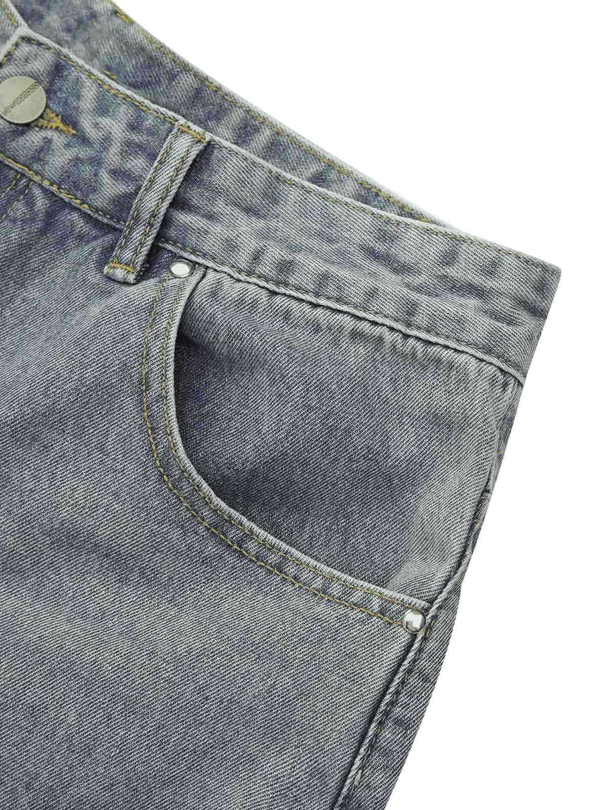 Concert Outfit Retro Stitching Diamonds Embroidery Shorts Concert Outfit Retro Stitching Diamonds Embroidery Shorts