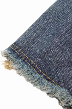 Concert Outfit Retro Stitching Diamonds Embroidery Shorts