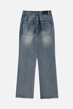 Concert Outfit Retro Straight Casual Jeans