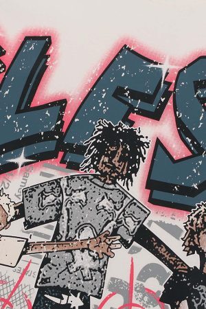 Concert Outfit Retro Street GLESA Graphic T-Shirt