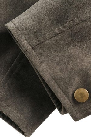 Concert Outfit Retro Suede Detroit Motorcycle Jacket