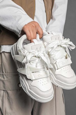 Concert Outfit Retro Thick-Soled Board Shoes