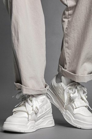 Concert Outfit Retro Thick-Soled Board Shoes