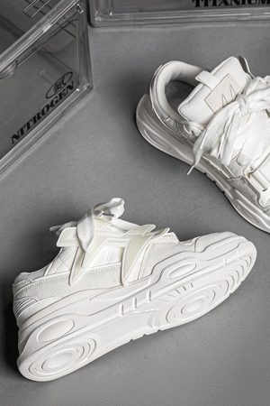 Concert Outfit Retro Thick-Soled Board Shoes