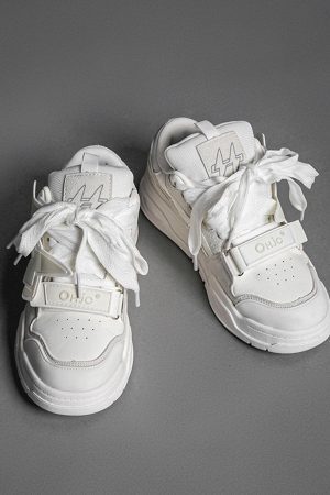 Concert Outfit Retro Thick-Soled Board Shoes