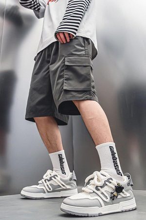 Concert Outfit Retro Twine Dirty Braid Board Shoes