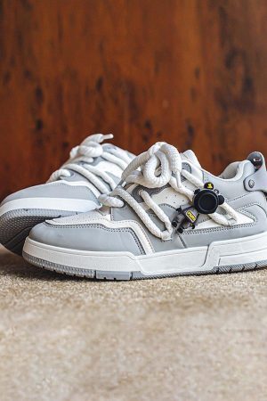 Concert Outfit Retro Twine Dirty Braid Board Shoes