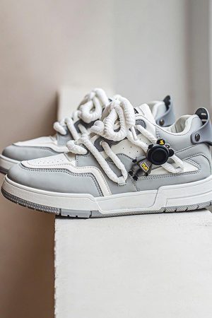 Concert Outfit Retro Twine Dirty Braid Board Shoes