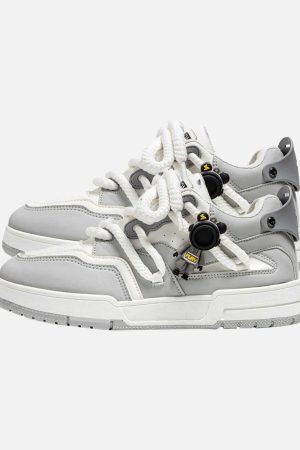 Concert Outfit Retro Twine Dirty Braid Board Shoes