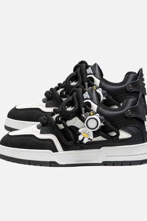 Concert Outfit Retro Twine Dirty Braid Board Shoes