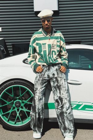 Concert Outfit Retro Typography Polo Tee