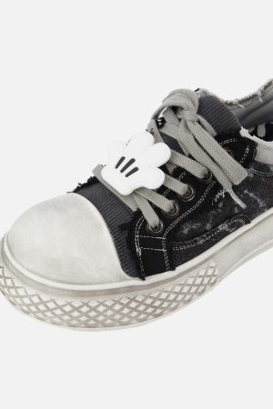 Concert Outfit Retro Ugly Cute Street Rap Sneakers