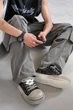 Concert Outfit Retro Ugly Cute Street Rap Sneakers
