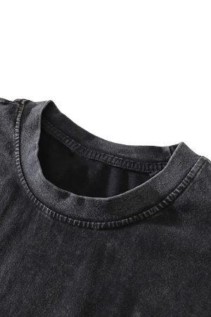 Concert Outfit Retro Washed Distressed Doberman Pinscher T-Shirt