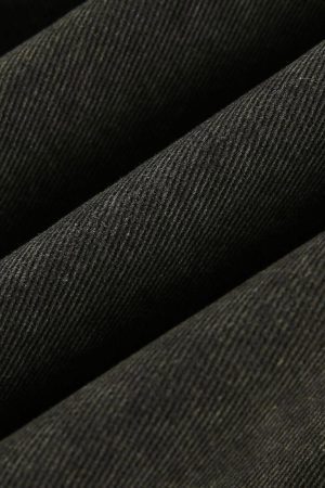 Concert Outfit Retro Washed Distressed Multi-Pocket Work Jacket