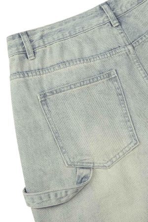 Concert Outfit Retro Washed Hip-Hop Shorts