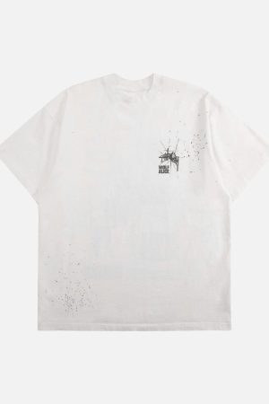 Concert Outfit Retro Washed Printed T-Shirt