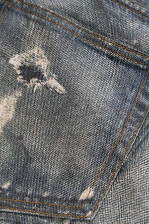 Concert Outfit Retro Washed Ripped Flare Jeans